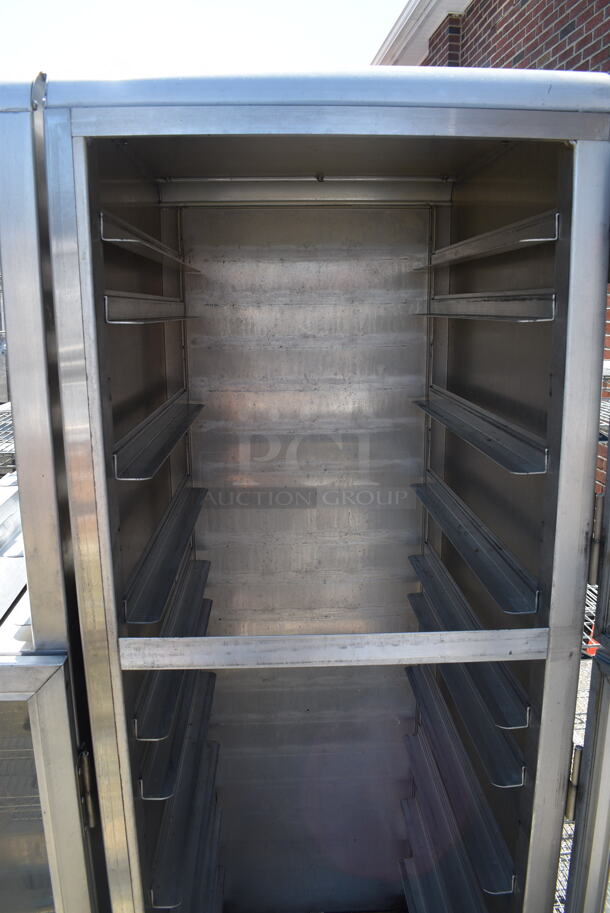 Lockwood CA72-RR18-S-R Dutch Door Display Cabinet For Pans On Commercial Casters. - Image 5 of 7