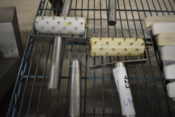 5 Metal and Poly Dough Dockers. 8x5.5x2. 5 Times Your Bid! - Image 3 of 4