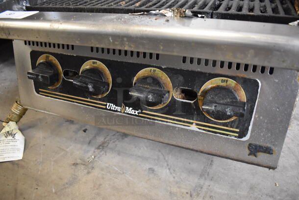 Star Ultra Max Stainless Steel Commercial Countertop Natural Gas Powered Charbroiler Grill. 24x31x18 - Image 5 of 5