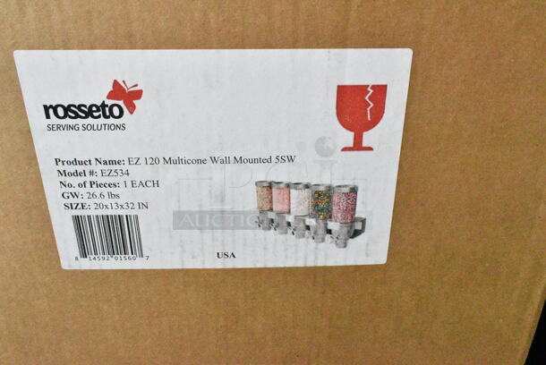 BRAND NEW SCRATCH AND DENT! Rosseto EZ534 EZ-SERV 5SW Dispenser Wall Mount - Image 3 of 3