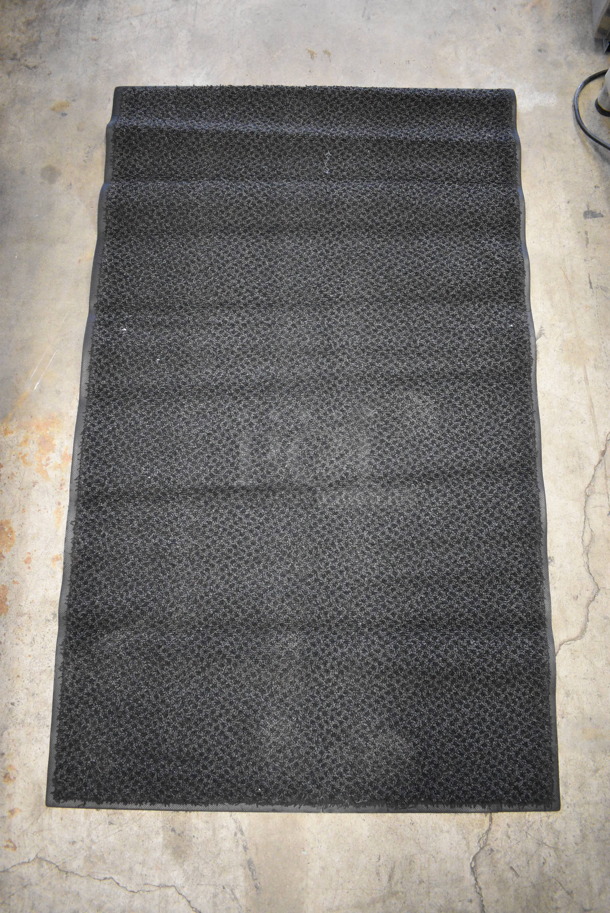 Black Floor Rug. 56x33.5