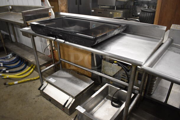 Stainless Steel Commercial Table w/ Back Splash. 60x24x40 - Image 2 of 3