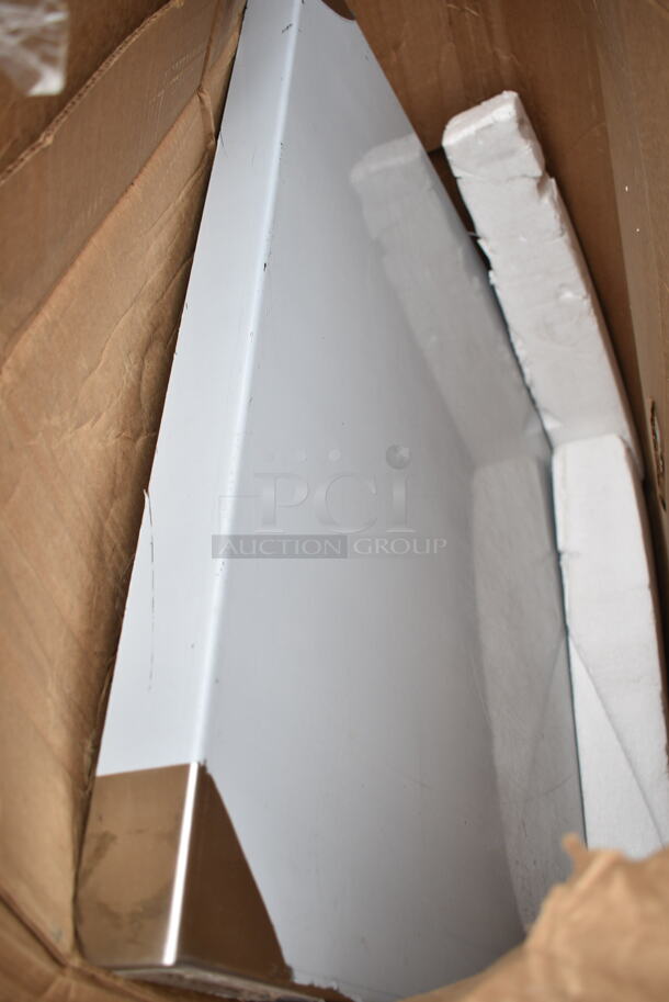 2 BRAND NEW SCRATCH AND DENT! Items; Regency 600PR20316K  20 Pan End Load Stainless Steel Bun / Sheet Pan Rack - Unassembled and Regency Tabletop. 2 Times Your Bid! May Be Missing Pieces.  - Image 4 of 5