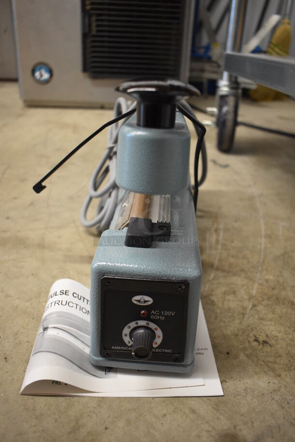AIE-200C Metal Commercial Countertop Impulse Sealer. 120 Volts, 1 Phase. 3x14x9. Tested and Working! - Image 2 of 6
