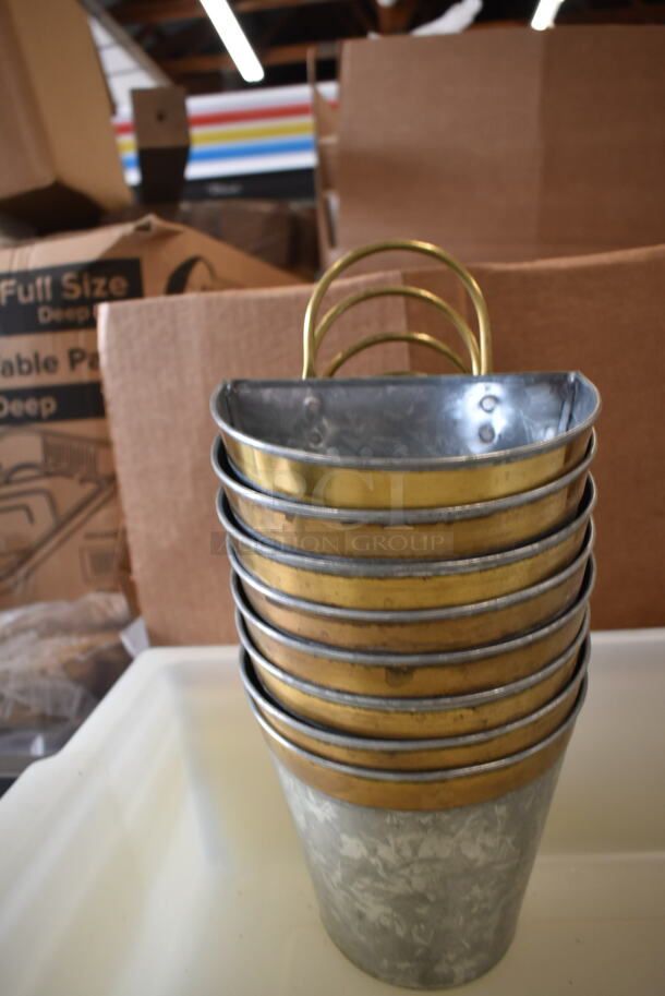 ALL ONE MONEY! Lot of Various Items Including Poly Bins, Utensils and Metal Tea Pot  - Image 8 of 9