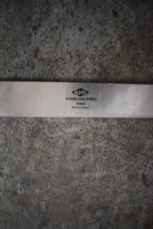 16 BRAND NEW! Alvin S/S42 Stainless Steel Professional T Square. 12x44. 16 Times Your Bid! - Image 3 of 4
