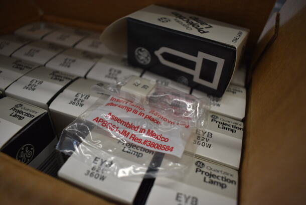 24 BRAND NEW IN BOX! GE EYB Projection Lamps. 82 V 360 W. 24 Times Your Bid! - Image 3 of 6