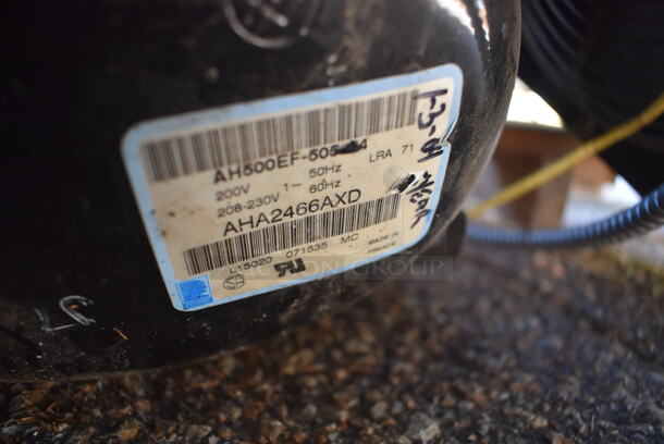 Self Contained Set Up for Walk In Freezer Box; Cancoil ELP07502BER 230 Volt Condenser, Tecumseh AHA2466AXD 208-230 Volt Compressor and Walk In Panel - Image 7 of 7