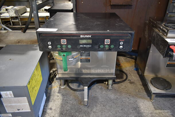Bunn ICB-TWIN Stainless Steel Commercial Countertop Double Coffee Machine w/ 1 Metal Brew Basket. 120/240 Volts, 1 Phase.  - Image 1 of 5