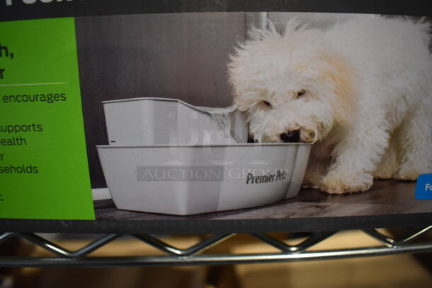 BRAND NEW IN BOX! Premier Pet Poly Water Fountain Water Bowl