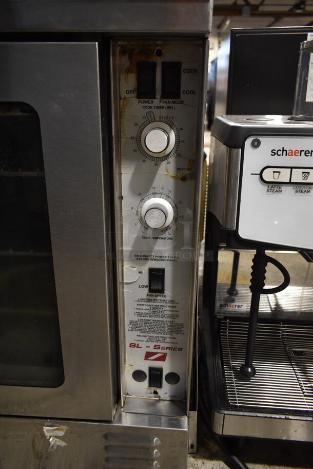 2 Southbend SL-Series Stainless Steel Commercial Natural Gas Powered Full Size Convection Ovens w/ View Through Doors, Metal Oven Racks and Thermostatic Controls 2 Times Your Bid! - Image 5 of 8