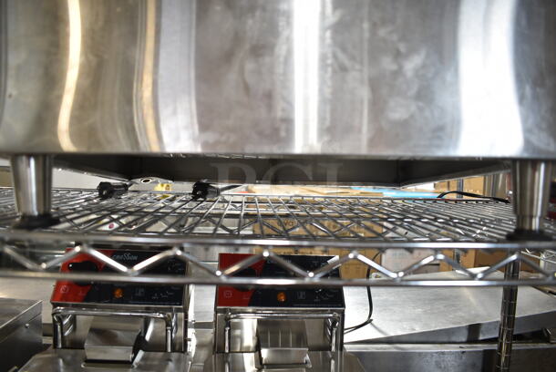 2024 Crosson CF-20 Stainless Steel Commercial Countertop Electric Powered 2 Bay Fryer w/ 2 Metal Fry Baskets. 120 Volts, 1 Phase. - Image 4 of 10