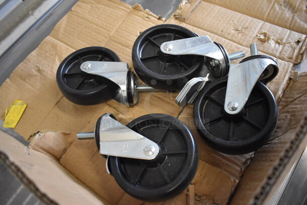 ALL ONE MONEY! Lot of 4 Commercial Casters - Image 3 of 3