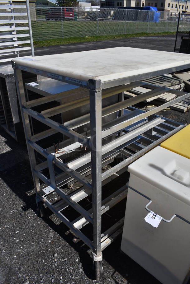 Metal Commercial Pan Transport Rack on Commercial Casters. 25.5x35x43.5 - Image 4 of 4