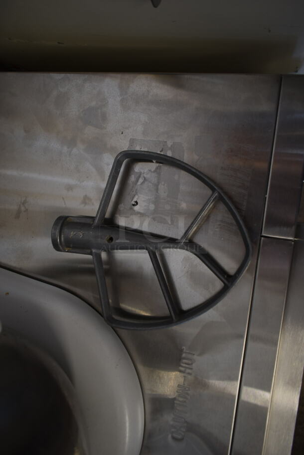 KitchenAid KP26M1XMR Metal Commercial Countertop 6 Quart Planetary Dough Mixer w/ Metal Mixing Bowl and Paddle Attachment. 120 Volts, 1 Phase. Tested and Does Not Power On - Image 3 of 8