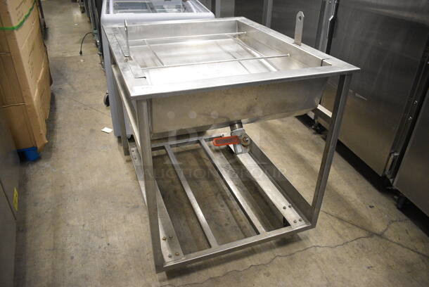 Belshaw Stainless Steel Commercial Icing Glazing Station on Commercial Casters. 31.5x39x40 - Image 2 of 9
