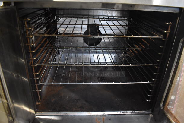 Garland Master 200 Commercial Stainless Steel Natural Gas Powered Floor Style Convection Oven With Metal Racks 115V/Phase Controls 1. 2 Times Your Bid! - Image 5 of 8