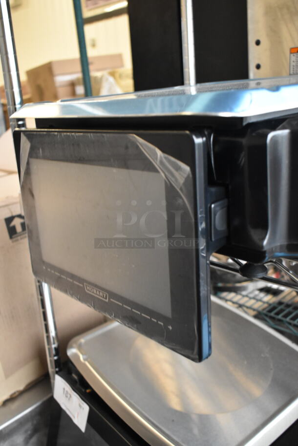 BRAND NEW SCRATCH AND DENT! Hobart HTi-LH4W Metal Countertop Scale w/ Label Printer. Tested and Working! - Image 5 of 12