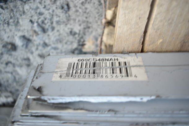3 BRAND NEW SCRATCH AND DENT! Items; Regency 460EB2460 24" Wide NSF Black Epoxy Wire Shelf, Regency 600FT1272SS Stainless Steel Floor Trough and Regency 600CG48NAH 16 Gauge Wall Outside Corner Guard - 2" x 48". 3 Times Your Bid! May Be Missing Pieces. - Image 5 of 5
