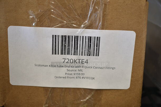 2 BRAND NEW SCRATCH AND DENT! Items; Scotsman KTE4 Tube End Kit with 4 Quick Connect Fittings and Cleveland 9618-11 Cartridge;7cb5;Indivdual Rplcn. 2 Times Your Bid! - Image 3 of 4