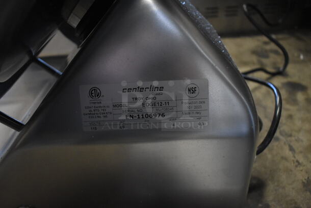 BRAND NEW SCRATCH AND DENT! 2023 Hobart Centerline EDGE12-11 Stainless Steel Commercial Countertop Meat Slicer. 115 Volts, 1 Phase. Tested and Working! - Image 6 of 6