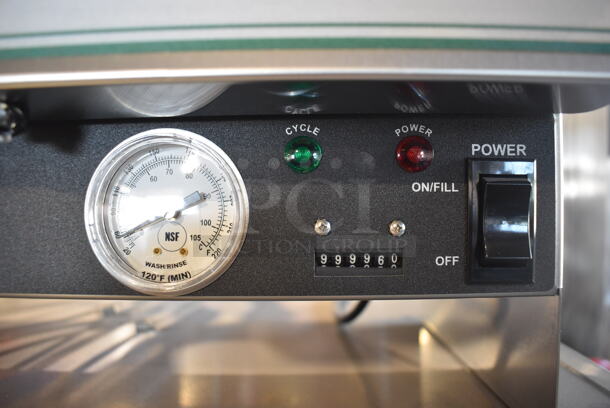 BRAND NEW SCRATCH AND DENT! 2022 Noble Wareforce I-E Stainless Steel Commercial Straight Pass Through Dishwasher. 115 Volts, 1 Phase. 31x31x68 - Image 7 of 9