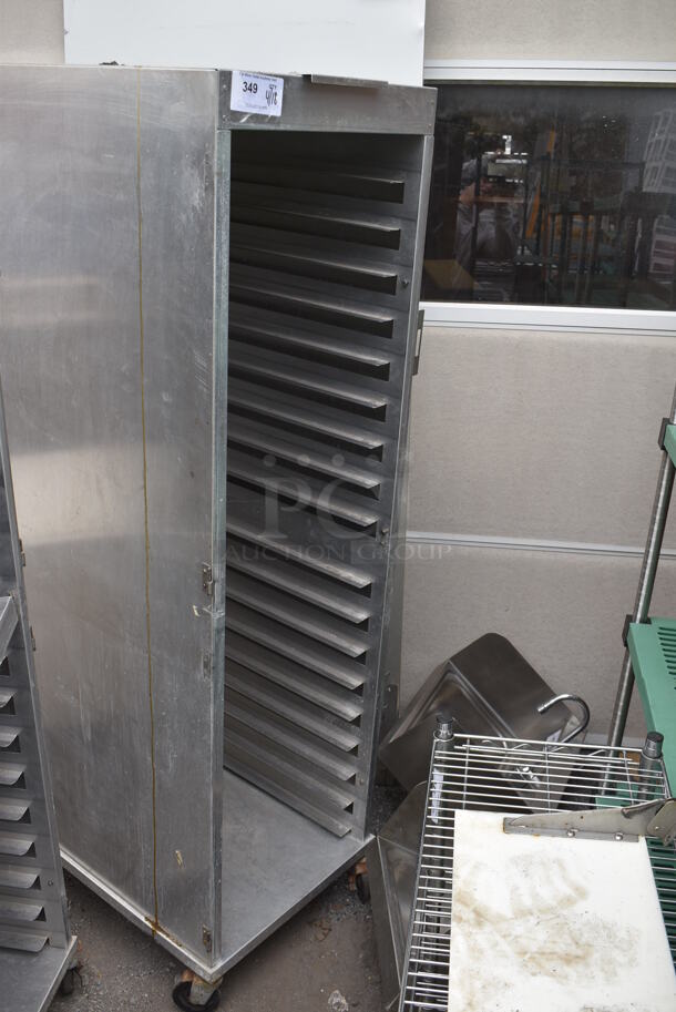 Metal Commercial Pan Transport Rack on Commercial Casters. - Image 2 of 3