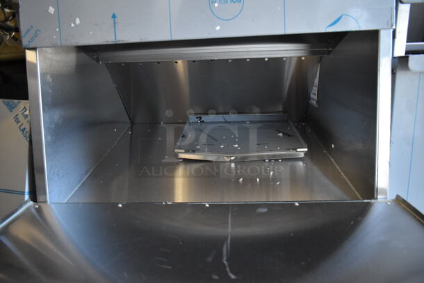 BRAND NEW SCRATCH AND DENT! ServIt 423TCW26 Stainless Steel Commercial 26 Gallon First-In First-Out Chip Warmer / Merchandiser. 120 Volts, 1 Phase. Back Leg Missing. Tested and Working! - Image 6 of 6