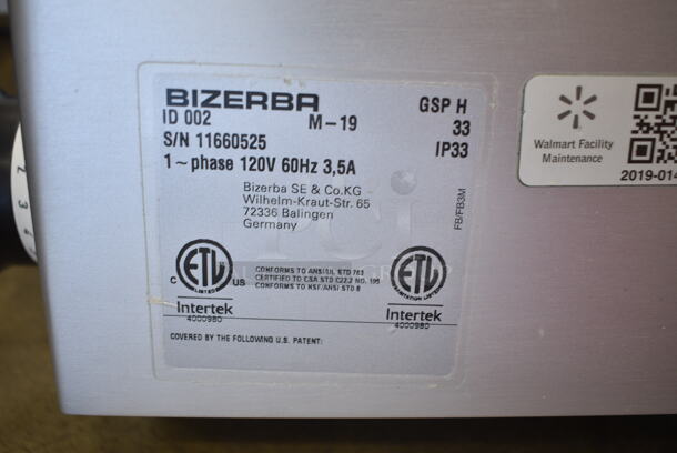 2019 Bizerba GSP H Stainless Steel Commercial Countertop Meat Slicer. 120 Volts, 1 Phase. Tested and Working! - Image 7 of 7