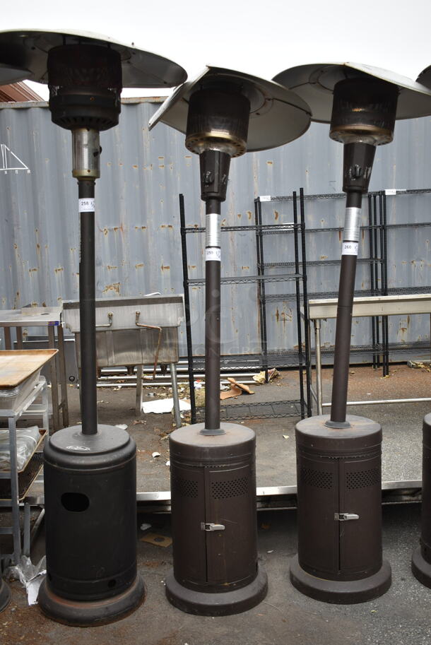 PG198H Metal Floor Style Propane Gas Powered Patio Heater. 40,000 BTU. - Image 1 of 7