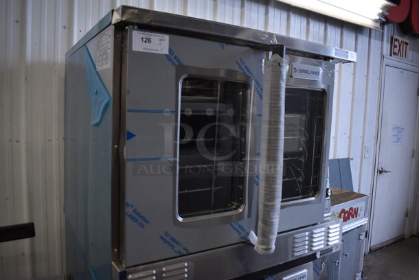 2 BRAND NEW SCRATCH AND DENT! 2022 Garland MCO-GS-10S Master 200 Natural Gas Powered Full Size Convection Ovens w/ View Through Doors, Metal Oven Racks and Thermostatic Controls. 60,000 BTU. 38x38x71. 2 Times Your Bid! - Image 4 of 12