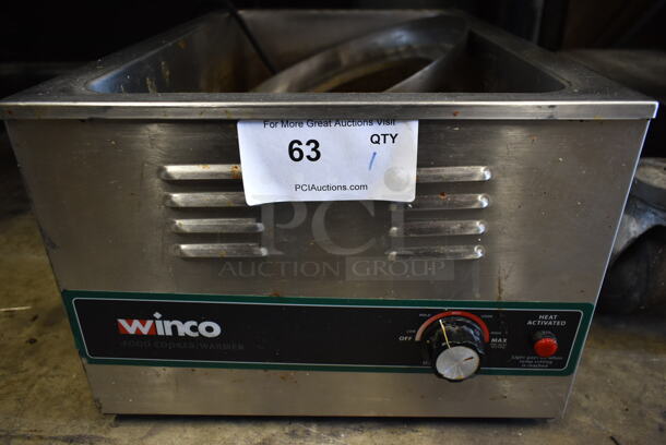 Winco FW-S600 Stainless Steel Commercial Countertop Food Warmer. 120 Volts, 1 Phase. Tested and Working! - Image 3 of 7