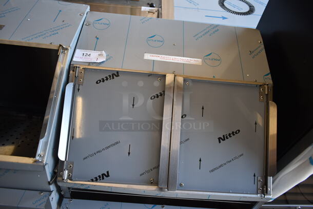 BRAND NEW SCRATCH AND DENT! ServIt 423TCW26 Stainless Steel Commercial 26 Gallon First-In First-Out Chip Warmer / Merchandiser. 120 Volts, 1 Phase. Both Back Legs Missing. Cannot Test Due To Missing Power Switch - Image 3 of 5