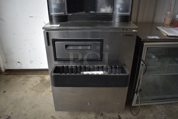 2017 Manitowoc Multiplex Model MB-8-1 Stainless Steel Commercial Blend In Cup Workstation on Single Door Undercounter Cooler on Commercial Casters. 115 Volts, 1 Phase. 26x33x75. Tested and Working! - Image 4 of 8