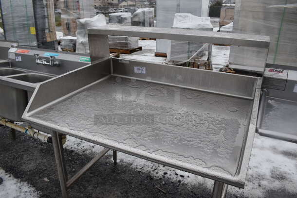 Stainless Steel Commercial Table w/ Over Shelf. 48x36x51 - Image 3 of 3