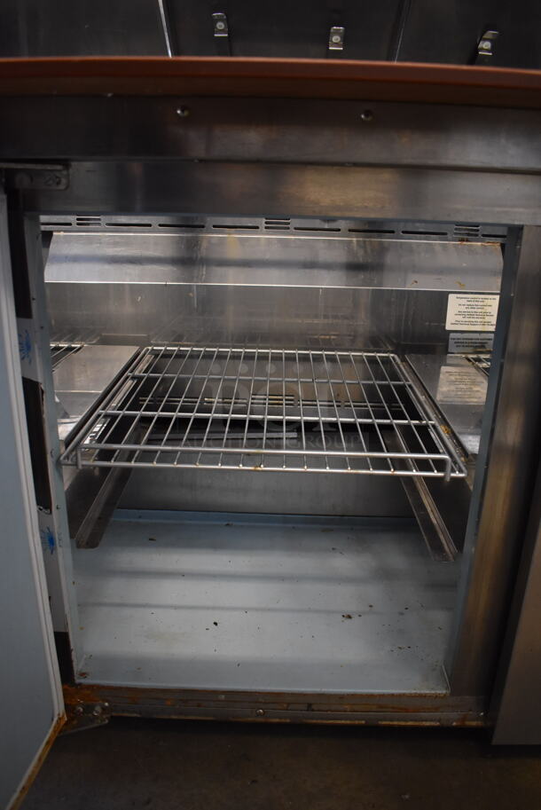 2017 Delfield Model 4472N-30M-M479 Stainless Steel Commercial Prep Table w/ Cutting Board on Commercial Casters. 115 Volts, 1 Phase. 72x32x37. Tested and Working! - Image 9 of 10