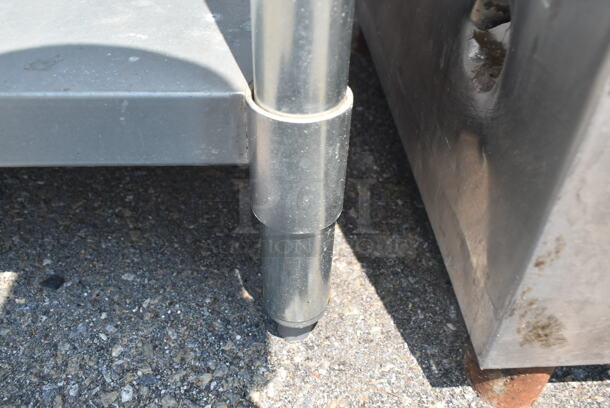 Stainless Steel Commercial Table w/ Metal Under Shelf. - Image 4 of 4