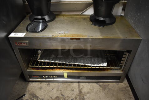 Lang 136CM-208V Stainless Steel Commercial Electric Powered Cheese Melter. 208 Volts, 1 Phase. 