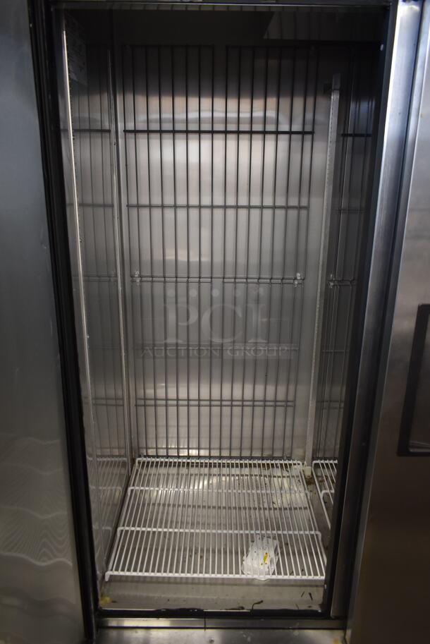 2017 True T-72F-HC Stainless Steel Commercial 3 Door Reach In Freezer on Commercial Casters. 115 Volts, 1 Phase. Tested and Working! - Image 6 of 9