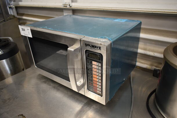 2018 Solwave 180MW1000SS Stainless Steel Commercial Countertop Microwave Oven. 120 Volts, 1 Phase. - Image 2 of 7