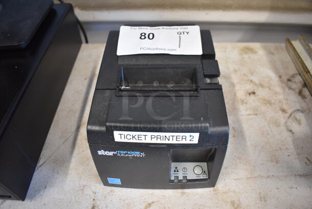 Star Micronics TSP100 Receipt Printer. 100-240 Volts, 1 Phase. 6x8x5