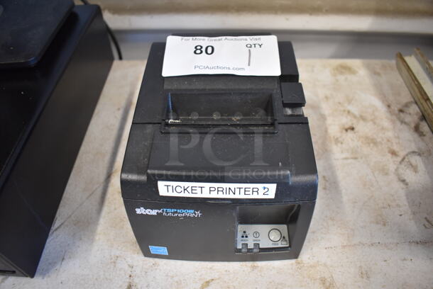 Star Micronics TSP100 Receipt Printer. 100-240 Volts, 1 Phase. 6x8x5 - Image 1 of 5
