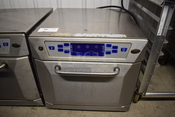 Merrychef 402S Series V4 Stainless Steel Commercial Countertop Electric Powered Rapid Cook Oven. 208/240 Volts, 1 Phase. 23x31x23