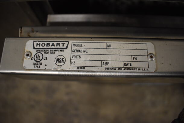 Hobart LXIH Stainless Steel Commercial Undercounter Dishwasher. 120/208-240 Volts, 1 Phase. 24x26x34 - Image 5 of 7