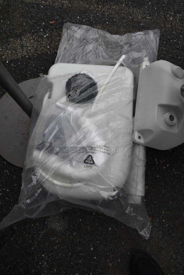 ALL ONE MONEY! Lot of Various Items Including Metal Stand and Poly Pieces - Image 4 of 6