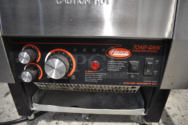 Hatco TQ-400 Stainless Steel Commercial Countertop Toast Qwik Conveyor Toaster Oven. 120 Volts, 1 Phase. Tested and Working! - Image 3 of 7