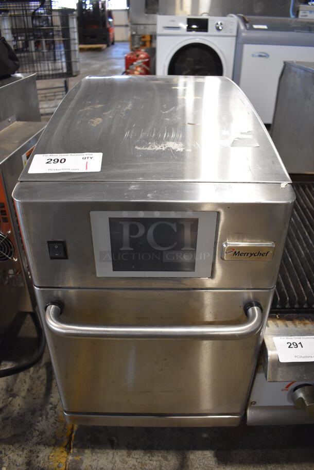 2015 Merrychef eikon e2 Stainless Steel Commercial Countertop Electric Powered Slim Line Rapid Cook Oven. 208/240 Volts, 1 Phase. 15x30x27 - Image 1 of 8
