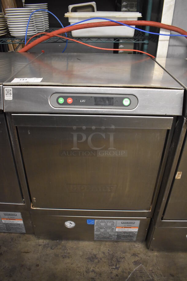 Hobart LXIH Stainless Steel Commercial Undercounter Dishwasher. 120/208-240 Volts, 1 Phase. 24x26x34