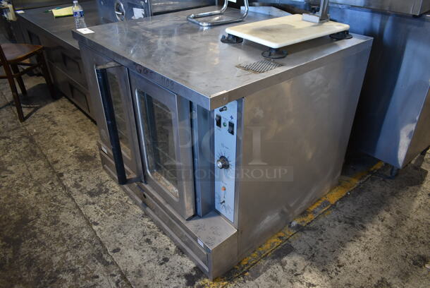 Garland SunFire BDG-1 Stainless Steel Commercial Full Size Convection Oven w/ 2 View Through Doors, Metal Oven Racks and Thermostatic Controls.  - Image 2 of 7