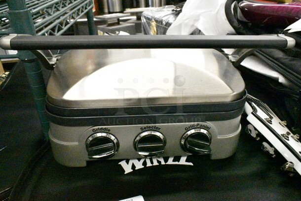6 Various Items Including Cuisinart GR-4N Panini Press, Aputure Nova P600c Bag, 3 BRAND NEW Bamboo Cutting Board Stove Toppers. 6 Times Your Bid!  - Image 2 of 12